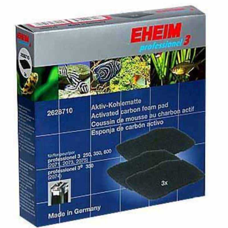 EHEIM 2628710 Esponjas de carbón PROF 3 250-350-600