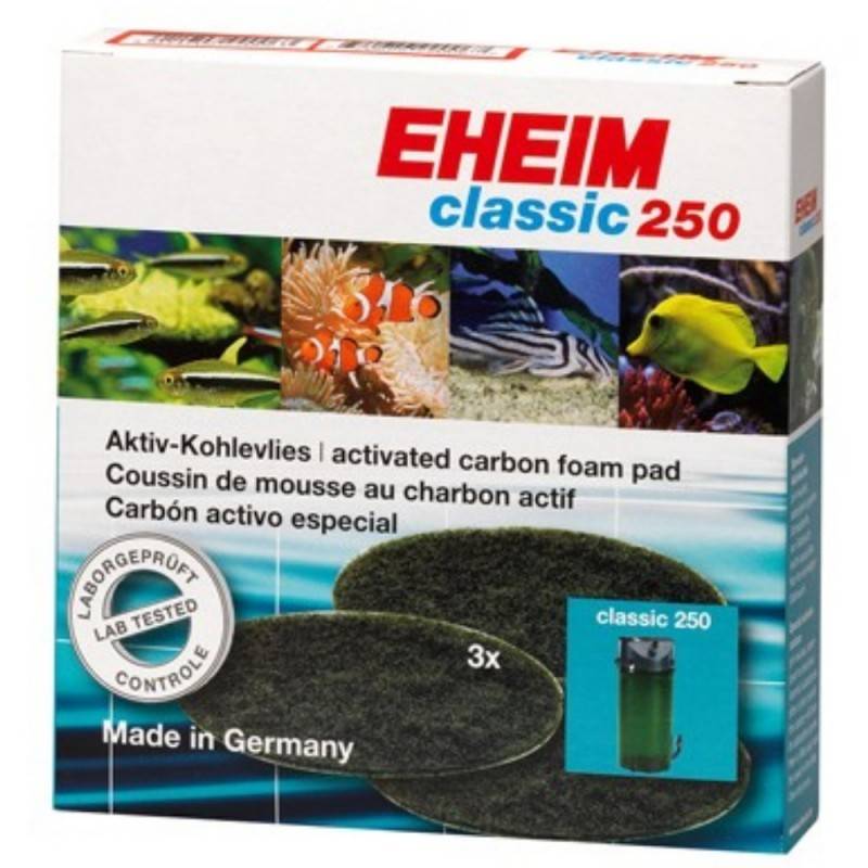 EHEIM 2628130 Esponjas de carbón Classic 250