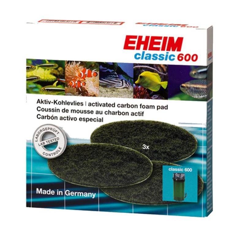 EHEIM 2628170 Esponjas de carbón Classic 600