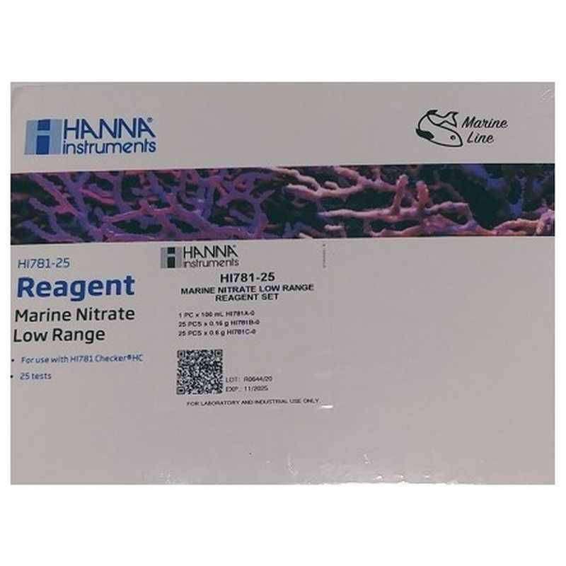 Recambio reactivo de Nitratos HI781 Hanna 25 test