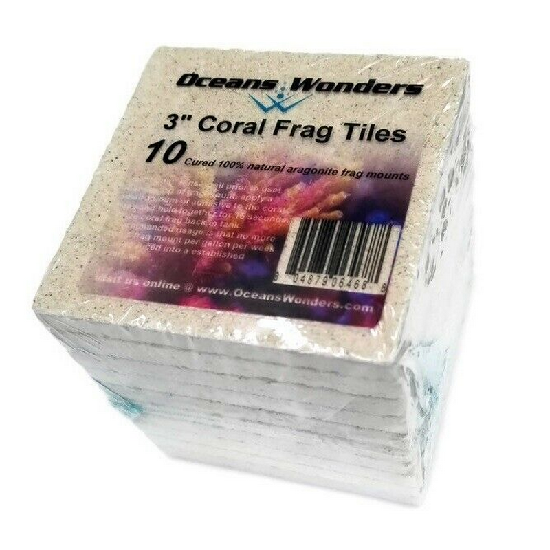 Agrocrete Coral Frag TILES 2¨, 10 un. (50 x 50 mm) Agrocrete Coral Frag TILES 2¨, 10 un. (50 x 50 mm)